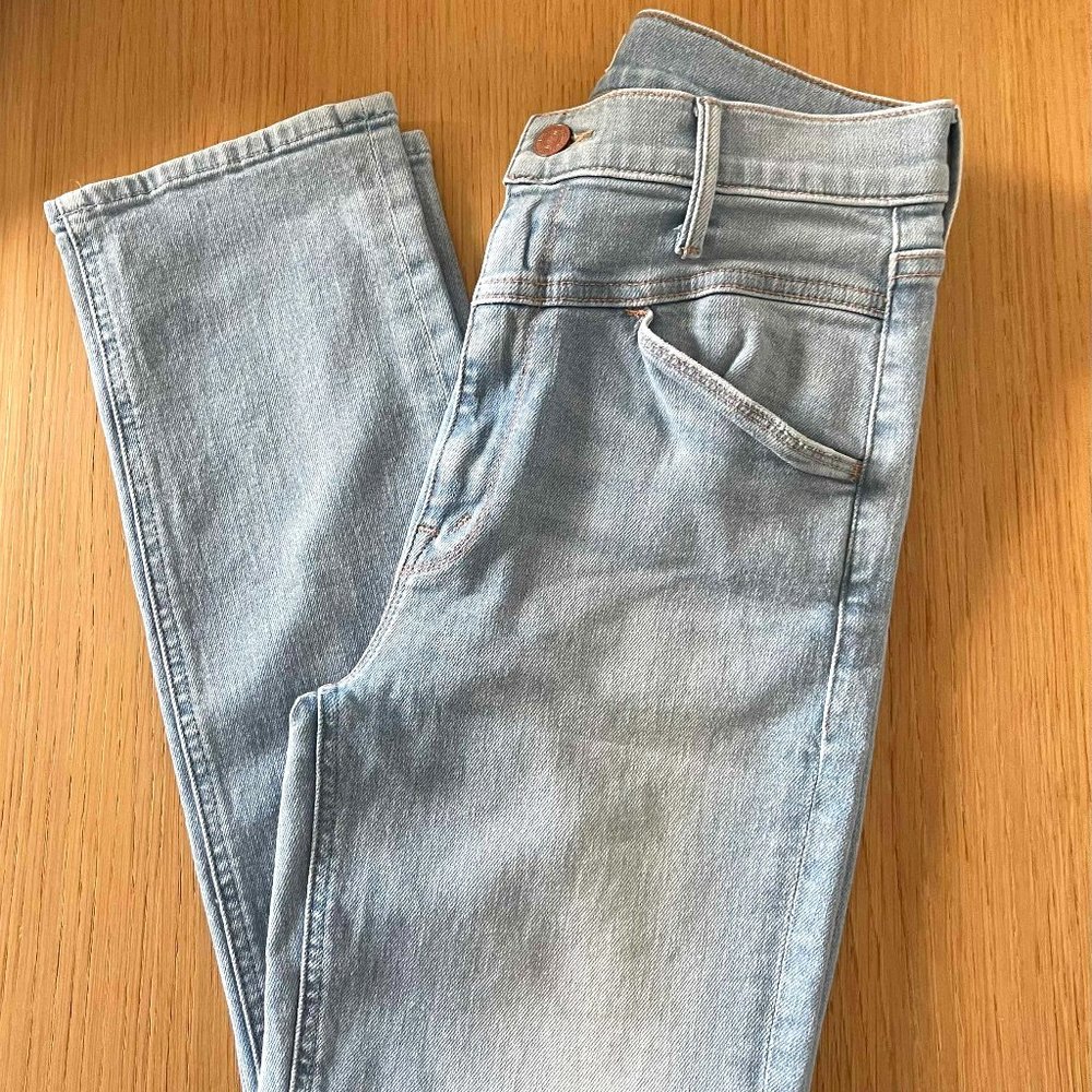 The Mid Rise Dazzler Flood MOTHER Denim